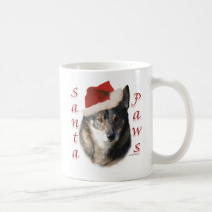 Zweeds Vallhund Santa Paws Koffiemok