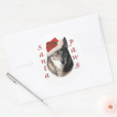 Zweeds Vallhund Santa Paws - Sticker (Envelop)
