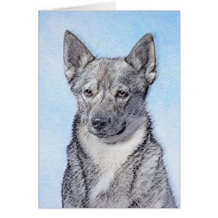 Zweeds Vallhund-schilderij - Kute Original Dog Art