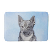 Zweeds Vallhund-schilderij - Kute Original Dog Art Badmat (Voorkant)