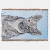 Zweeds Vallhund-schilderij - Kute Original Dog Art Deken (Voorkant)