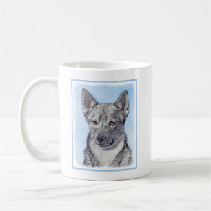 Zweeds Vallhund-schilderij - Kute Original Dog Art Koffiemok