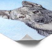 Zweeds Vallhund-schilderij - Kute Original Dog Art Poster (Hoek)