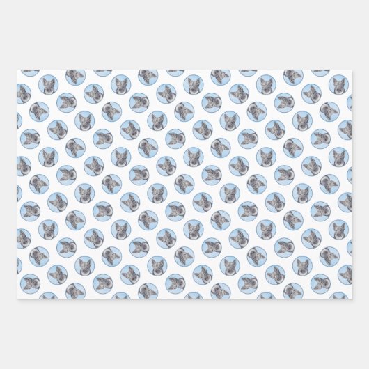 Zweeds Vallhund schilderij Schattigee originele ho Inpakpapier Vel (Voorkant 2)