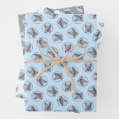 Zweeds Vallhund schilderij Schattigee originele ho Inpakpapier Vel (In situ)