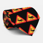 Zweeds verkeersbord voor rendieren stropdas (Opgerold)