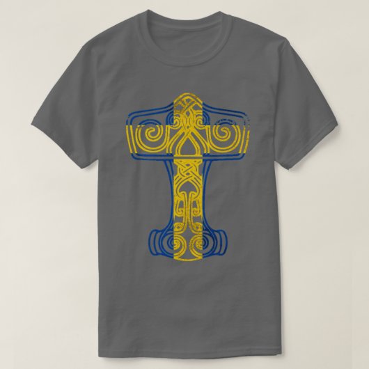 Zweeds Viking Hammer T-shirt (Design voorkant)