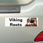 Zweeds Viking Roots Bumpersticker (Op auto)