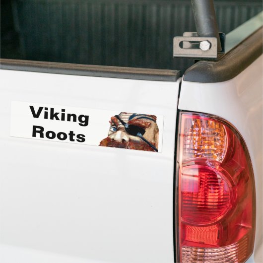 Zweeds Viking Roots Bumpersticker (Op Truck)