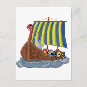 Zweeds Viking Ship Briefkaart