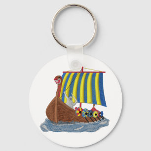 Zweeds Viking Ship Sleutelhanger