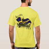 Zweeds Viking Ship Svensk Zweden Gear T-shirt (Achterkant)