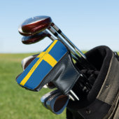 Zweeds vlaggestaat monogram golfhoofdbedekking golfheadcover (Insitu)