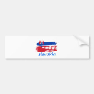 Zweeds vlagontwerp Grunge Bumpersticker