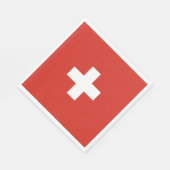 Zweeds vlagpapier Napkin Servet (Hoek)