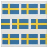 Zweeds vlagpatroon aangepaste stof DIY textiel (Swatch)