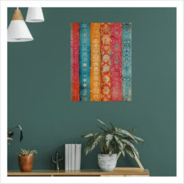 Zweeds volkskunst  Scandinavisch etnisch Poster