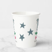 Zweeds Vrolijk Kerstfeest Dala Paard 2 Papieren Bekers (Links)