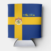 Zweeds wapenschild blikjeskoeler (Voorkant)