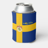 Zweeds wapenschild blikjeskoeler (Blikje Achterkant)