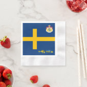 Zweeds wapenschild servet (Insitu)