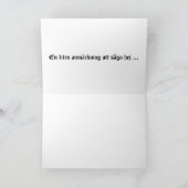 Zweeds Wenskaart Kaart (Binnen)