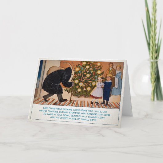  Zweeds Yule Geit Kerstmis Kaart (Voorkant)