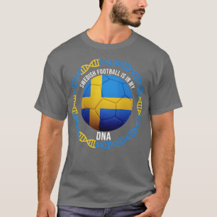 Zweeds zit in mijn DNA-cadeau voor Zweeds met wort T-shirt