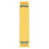 Zweedse aangepaste tabelrunners met schaduwen korte tafelloper (Voorkant)