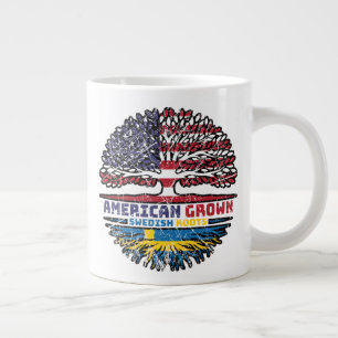 Zweedse Amerikaanse Amerikaanse Amerikaanse Amerik Grote Koffiekop