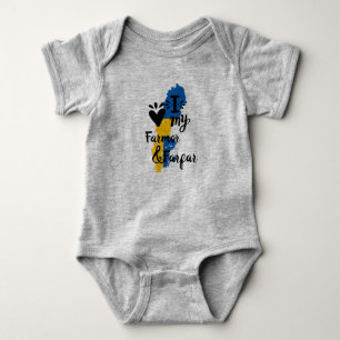 Zweedse baby geboren houdt van Farmor Farar Romper