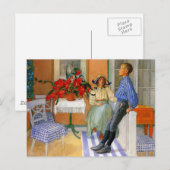 Zweedse broer en zuster 1911 briefkaart (Voorkant / Achterkant)