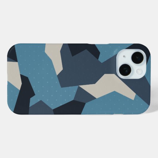 Zweedse Camo Advanced Blue Case-Mate iPhone Case (Achterkant (horizontaal))