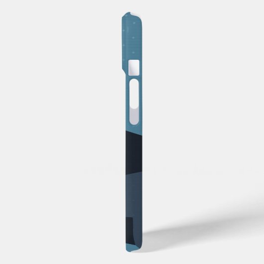 Zweedse Camo Advanced Blue Case-Mate iPhone Case (Achterkant / Links)