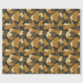 Zweedse Camo Advanced Brown Cadeaupapier (Vlak)