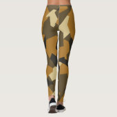 Zweedse Camo Advanced Brown Leggings (Achterkant)