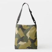 Zweedse Camo Advanced Green Crossbody Tas (Achterkant)