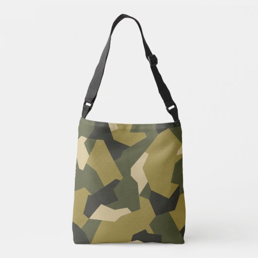 Zweedse Camo Advanced Green Crossbody Tas (Achterkant)