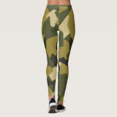 Zweedse Camo Advanced Green Leggings (Achterkant)