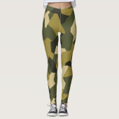 Zweedse Camo Advanced Green Leggings (Voorkant)