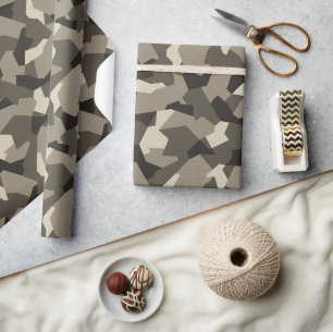 Zweedse Camo Advanced Grey Cadeaupapier