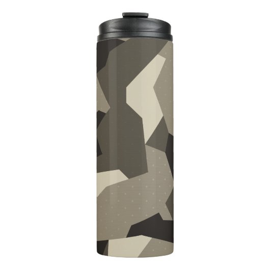 Zweedse Camo Advanced Grey Thermosbeker (Voorkant)