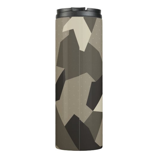 Zweedse Camo Advanced Grey Thermosbeker (Achterkant)
