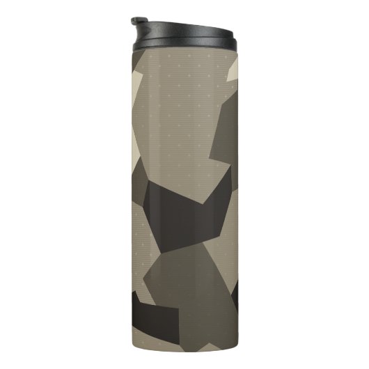 Zweedse Camo Advanced Grey Thermosbeker (Geroteerd rechts)