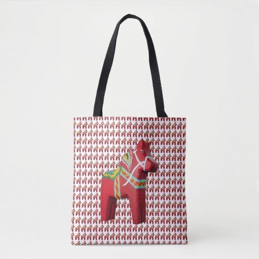 Zweedse Canvas tas Dala Horse (Voorkant)