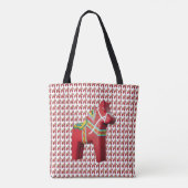 Zweedse Canvas tas Dala Horse (Achterkant)