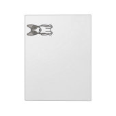 Zweedse Cartoon Vallhund Dog Notitieblok (Linkerzijde)