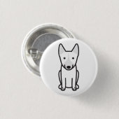 Zweedse Cartoon Vallhund Dog Ronde Button 3,2 Cm (Voorkant /achterkant)