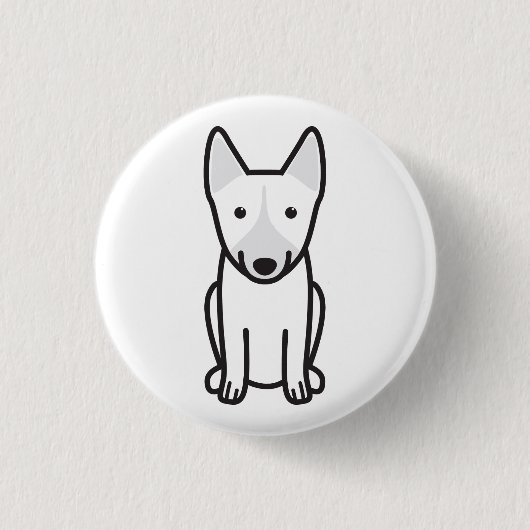 Zweedse Cartoon Vallhund Dog Ronde Button 3,2 Cm (Voorkant)