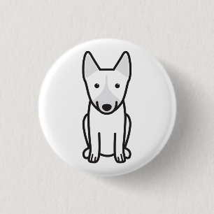 Zweedse Cartoon Vallhund Dog Ronde Button 3,2 Cm